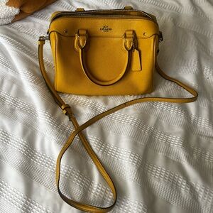 Yellow COACH Purse